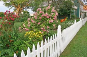 personal boundaries symbolised by picket fence